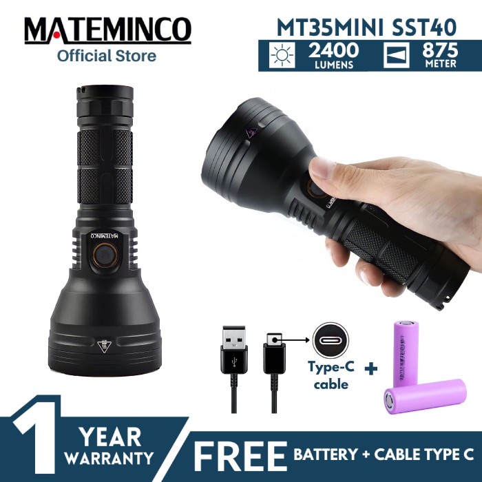 Mateminco MT35 Mini / Astrolux FT03 Luminus SST-40 2400 Lumens 875M