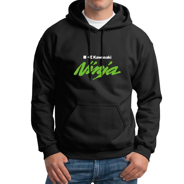 SWEATER HOODIE KAWASAKI NINJA JAKET MOTOR Fleece Nyaman Panjang Pria Zipper Jumper Distro Tebal