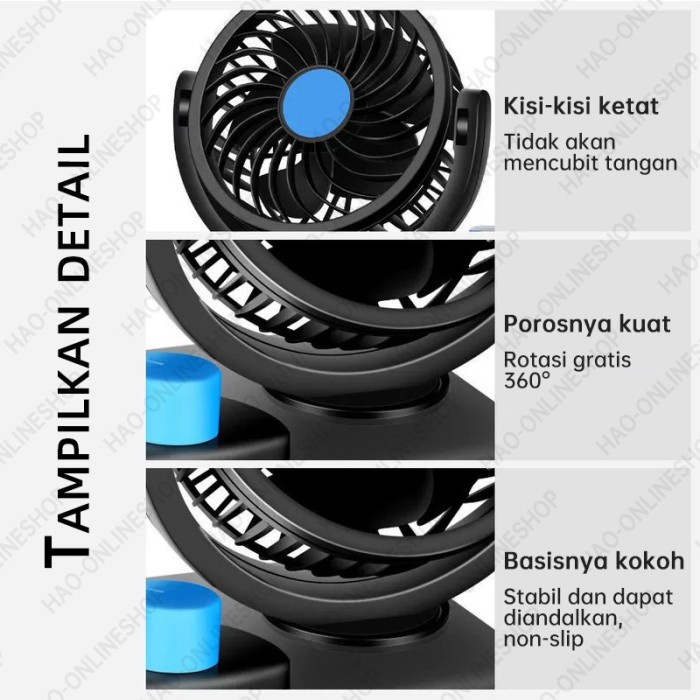 KIPAS ANGIN MOBIL DOUBLE FAN 12V/24V / KIPAS ANGIN MOBIL 12VOLT