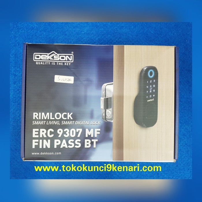 TERLARIS Kunci Digital Dekson RIMLOCK ERC 9307 MF Smart Lock Dekson Black