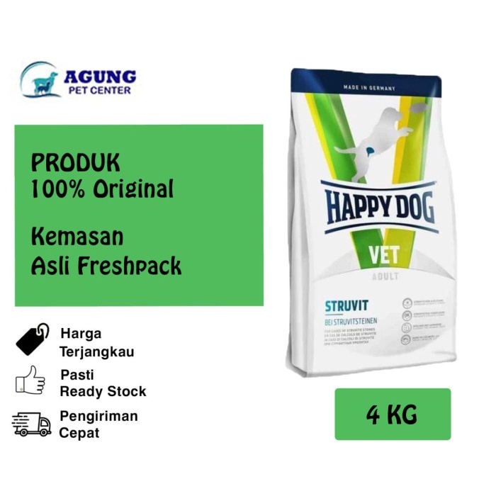 Happy Dog Vet Urinary S/O / Struvit 4kg - Promo Price