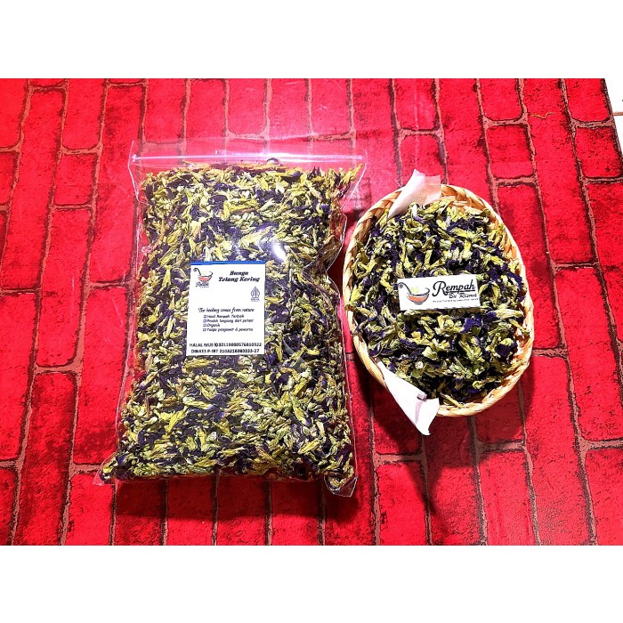 

TERMURAH!! Bunga Telang Kering 1 Kg - Teh Telang Premium