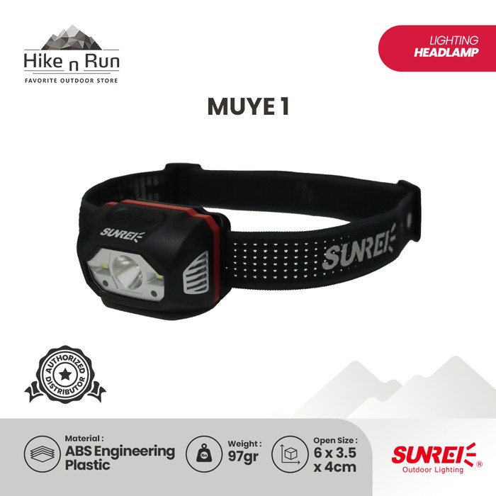TERBARU Lampu Kepala Sunrei Headlamp MUYE 1
