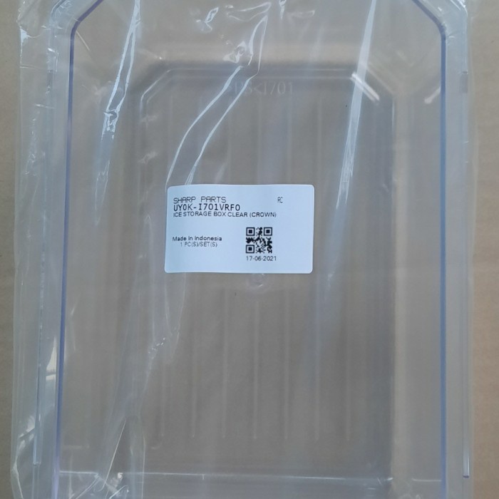 WADAH SHARP PENAMPUNG BATU ES ICE BOX KULKAS SHARP ORIGINAL