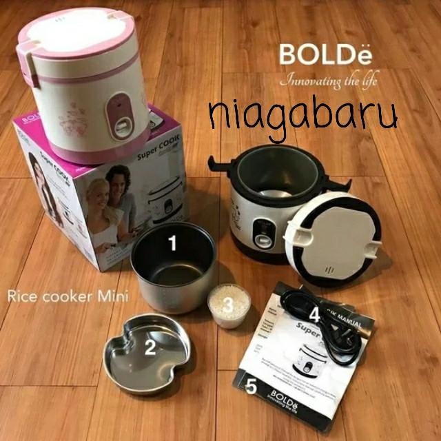 SUPER COOK BOLDE ORGINAL RICE COOKER MINI BOLDE MAGIC COM BOLDE