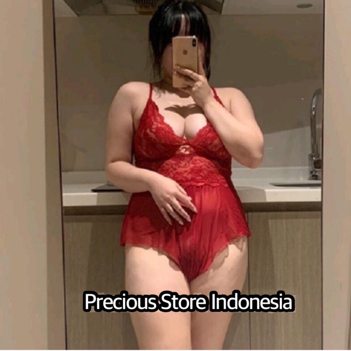 Lingerie Seksi Teddies Bodysuit Xl Bigsize Sexy Reiko Open Crotch Terlaris