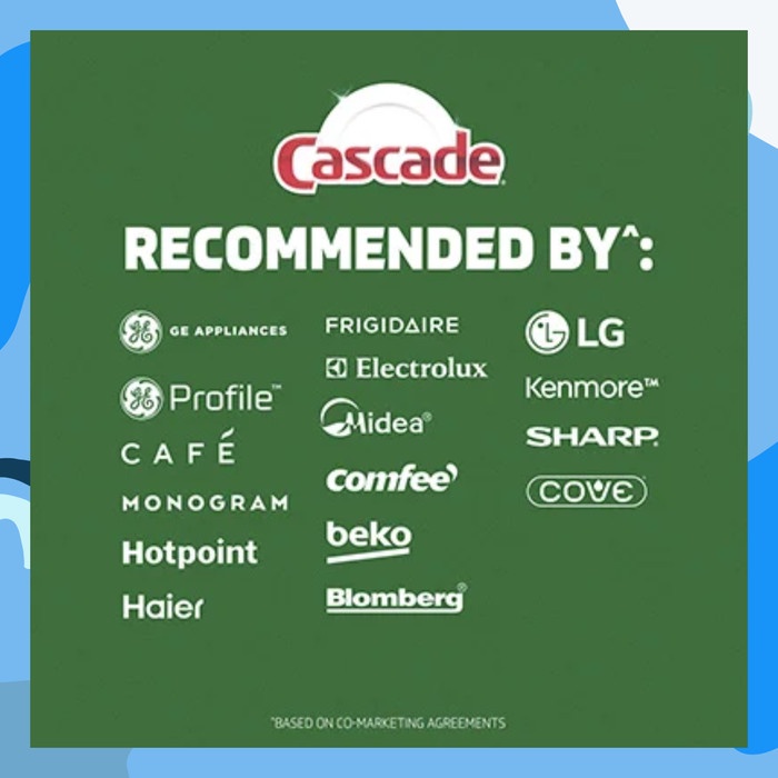 Cascade Platinum Plus Dishwasher Detergent Cascade Complete Dishwasher Detergent Kirkland Signature