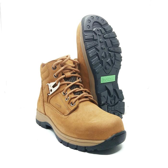 Dresto- Sepatu Borsa Wildbull Safety - Premium Leather Safety Boots