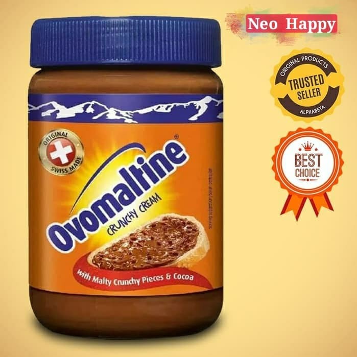 

ovomaltine crunchy spread cocoa cream selai coklat import 680