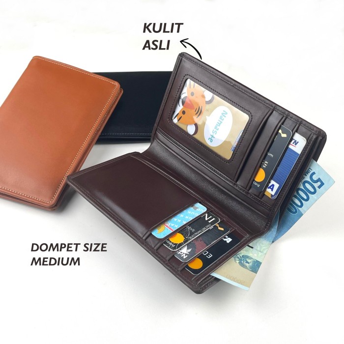 Taspure- Dompet Medium Unisex Kulit Asli - Medium Wallet 3/4