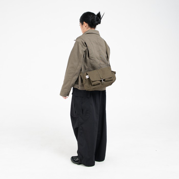 WTS- Megan Military Bag - Y2K Bag / Messenger Canvas Bag