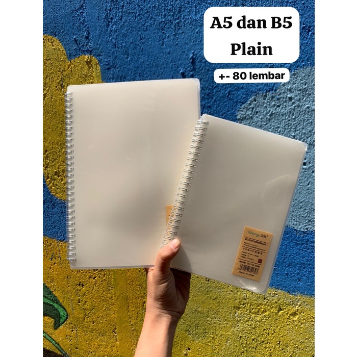 

!!!!!!] buku wengu plain paper sketsa isi 80 lembar ukuran a5 atau b5 kode ppxq 002 / ppxq 001