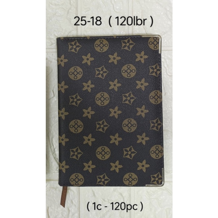 

] buku agenda adam ukuran a5 kode 25-18 motif LV isi 120 lembar