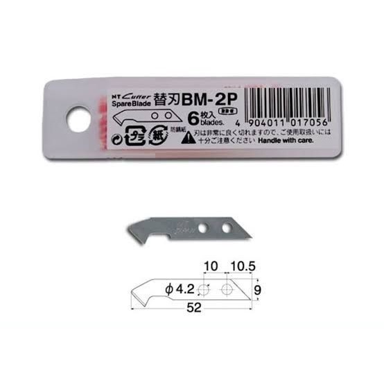 

:::::::] isi cutter acrilic nt japan made in jepang isi 6 buah kode bm 2P