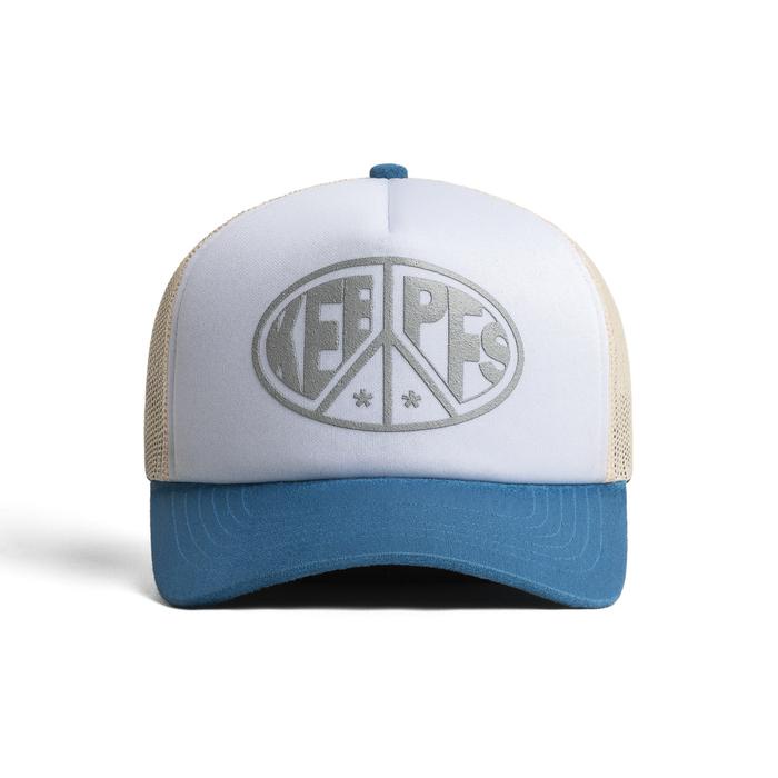 Cap- Keepfs.Id Topi Trucker Caps Cream Blue Epoc