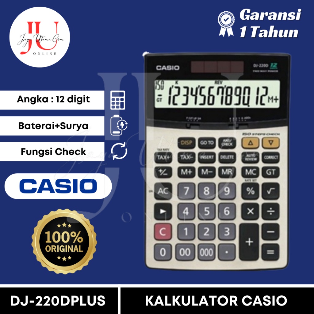 

Kalkulator Casio DJ 220D Plus Dw05