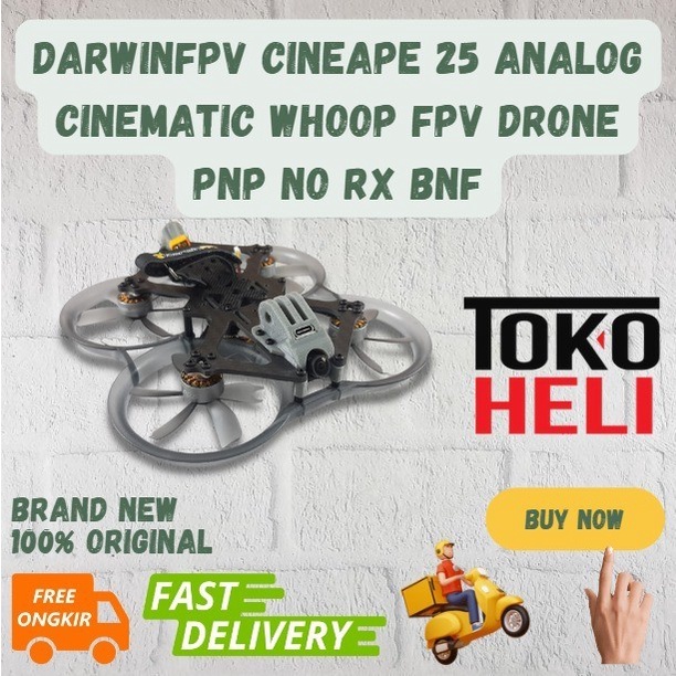 HOT SALE DarwinFPV CineApe 25 Analog Cinematic Whoop FPV Drone PNP No RX BNF