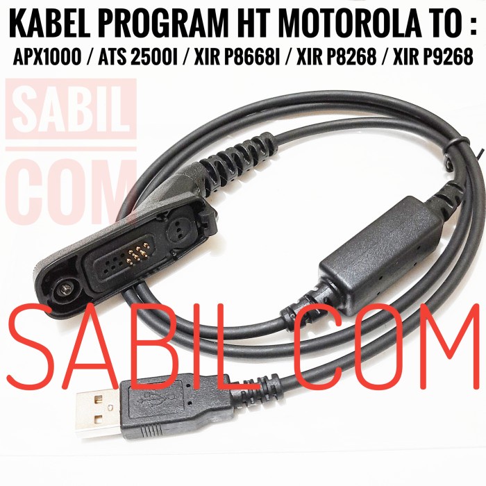 Terbatas Kabel Data Program / Kabel Program Ht Motorola Apx1000 Ats 2500I