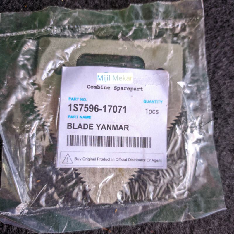 PISAU POTONG PADI / BLADE YANMAR, COMBINE HARVESTER YH 85,AW82,AW85
