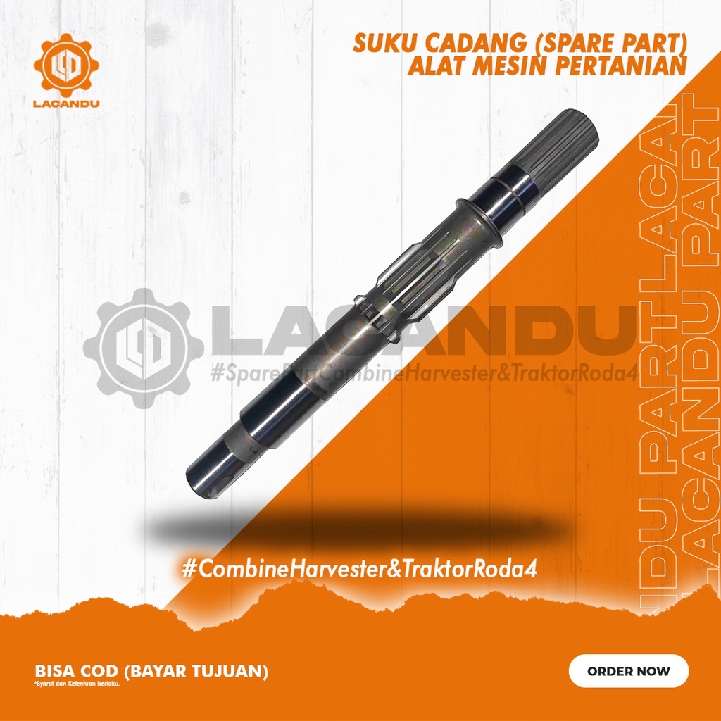 Z LIYUN SHAFT UPPER (ATAS) HST INARI / GREENSTAR JR4027-4001 FOR COMBINE HANVESTER LACANDU PART