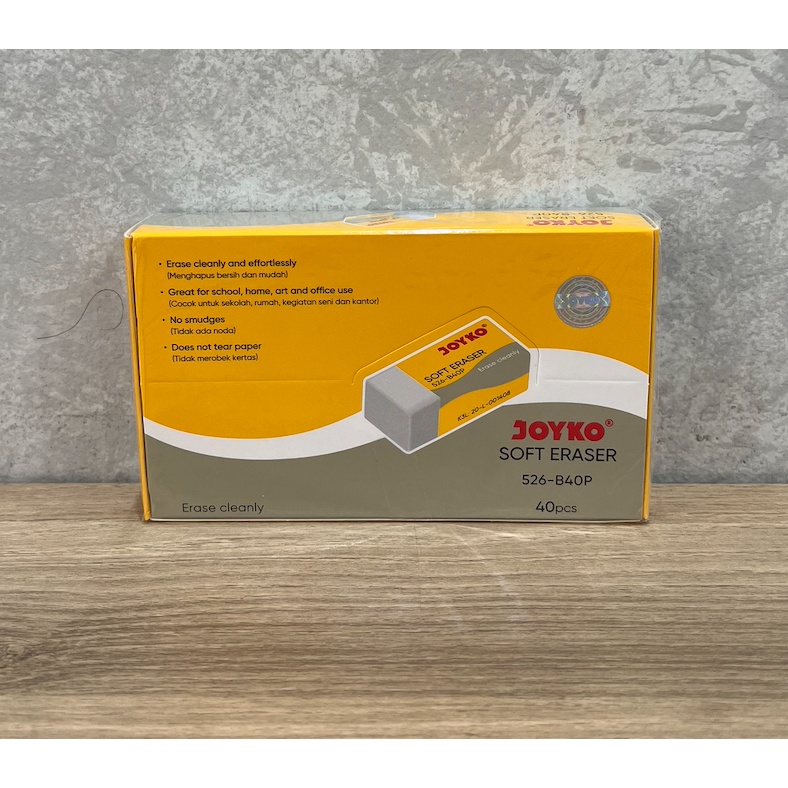 

1 Box Penghapus Eraser Joyko 526-B40P Dw05