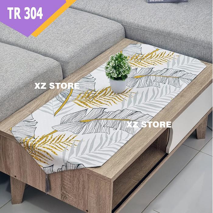 Taplak Meja Sofa / Meja Tamu ukuran 120x40 Kain Katun