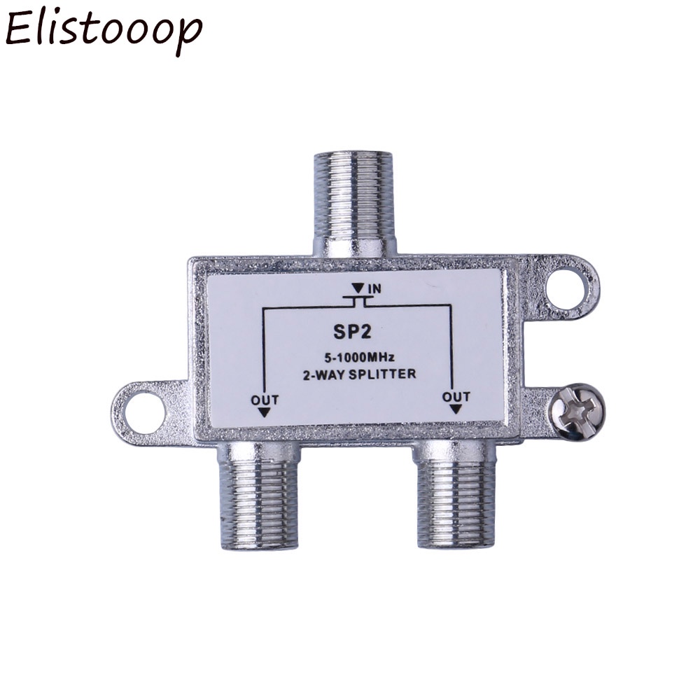 2 Way TV Signal Cable Splitter TV Antena Cable Signal Mixer antenna splitter signal booster Digital 