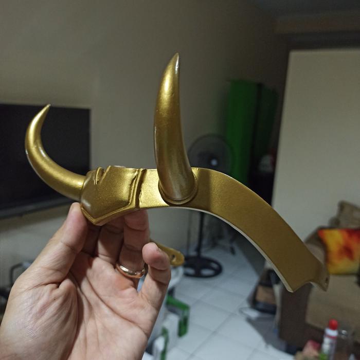 Promo Terbatas Aksesoris Cosplay - Crown Lady Loki - Mahkota Lady Loki (Full Tanduk) Aman