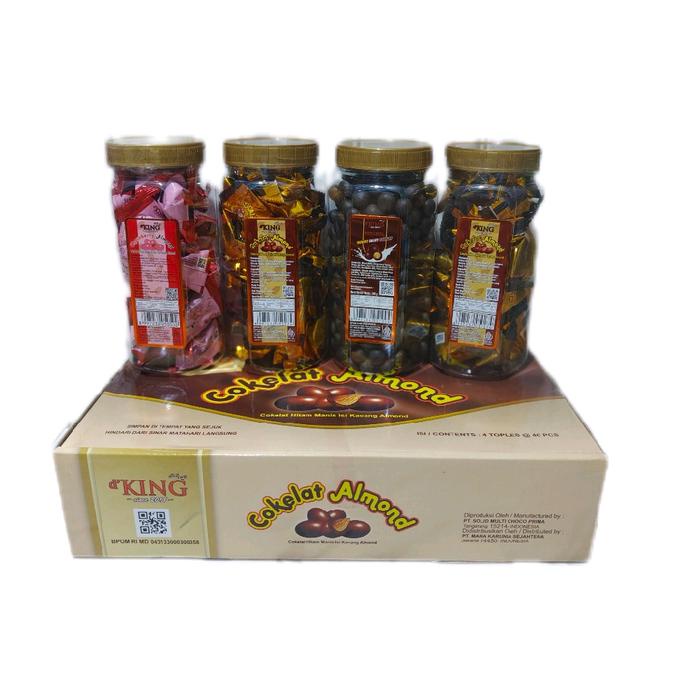 

Kuliner.Kita D'King Cokelat Almond Mix Manjalita 1 Dus Chocolate Food
