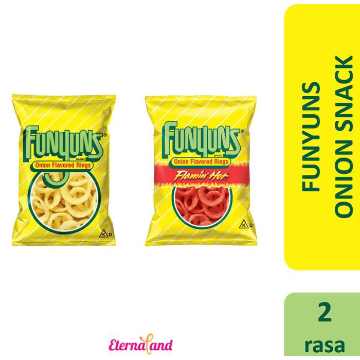 

Kuliner.Kita Funyuns Onion Ring Snacks - Cemilan Impor Usa