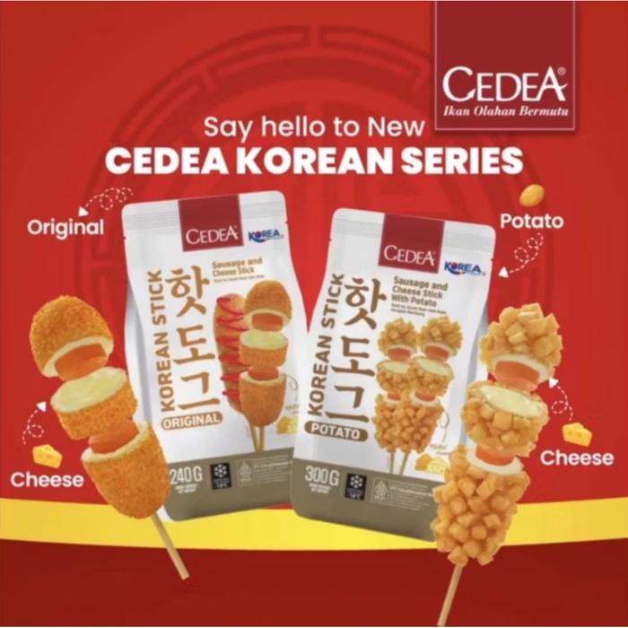 

Kuliner.Kita Cedea Korean Stick Corndog Mozarella Sosis (Original/Potato)