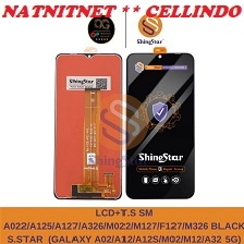 LCD TS SHINE STAR SAMSUNG A02 / A12 / M12 / A32 5G / A326 / F12 BLACK TIDAK MUDAH PECAH