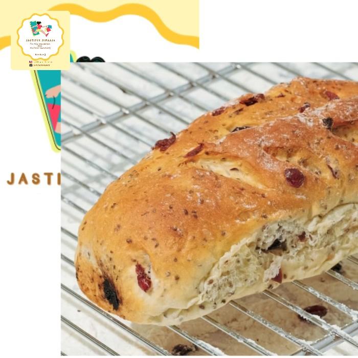 

Jastip Roti macan Cranberry Cheese - Roti Macan Fresh Artisan Bread