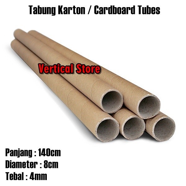 [Expert] Kardus Selongsong / Tabung Karton Kardus Poster / Cardboard Tube 140cm