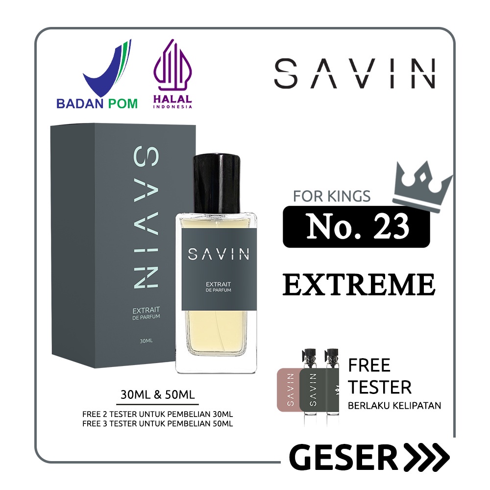 Savin Parfum No. 23 Extreme Pria Tahan Lama