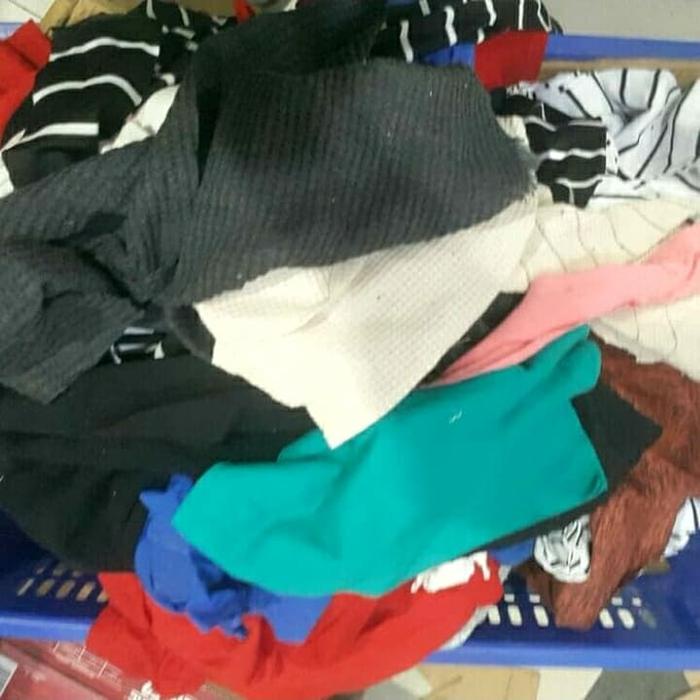 TERJAMIN Kain majun warna 1 kg / Kain majun jahit / Lap / Kain majun murah