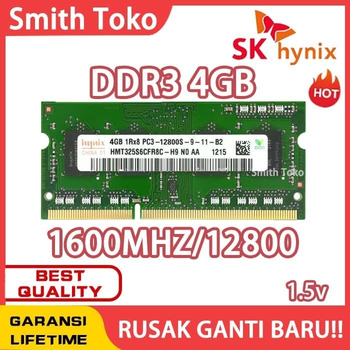 [Expert] [BARU] RAM / MEMORY hynix SODIMM laptop DDR3 4GB 1600/12800 4G sodim