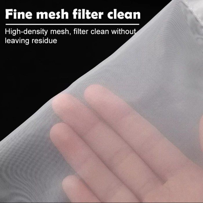 BIG SALE KOHI Kain Saringan Susu Kedelai Kantong Serut Saring Jus Kopi Jamu