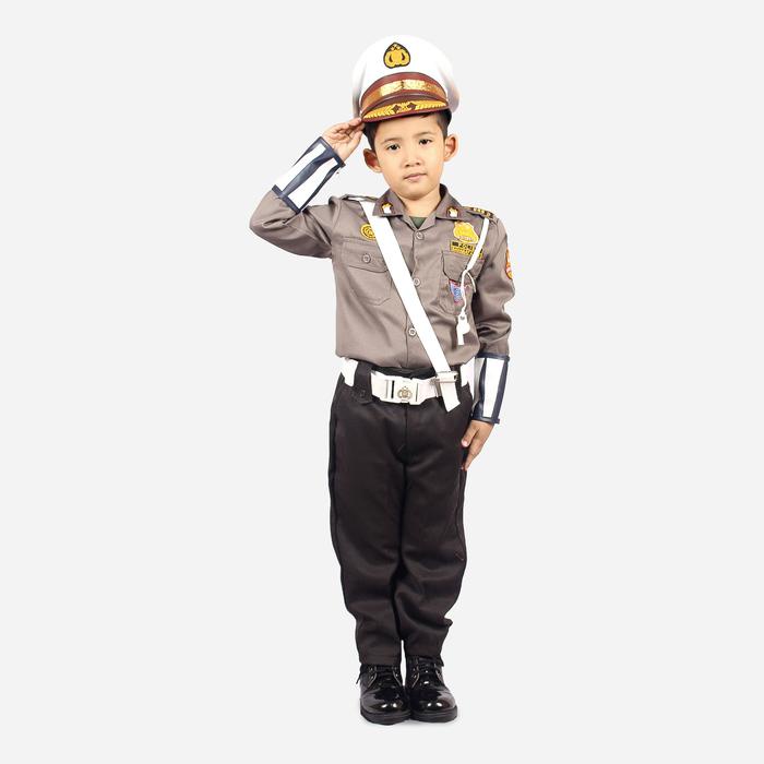 Promo Seragam Kostum Profesi Anak Laki-Laki Polantas Polisi Lalu Lintas