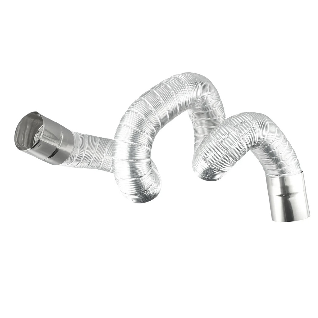 Outdoor Stretching Wood Stove Chimneys 0.65-1.5 Meters Bendable Multi Flue Stove Pipe Wood Stove