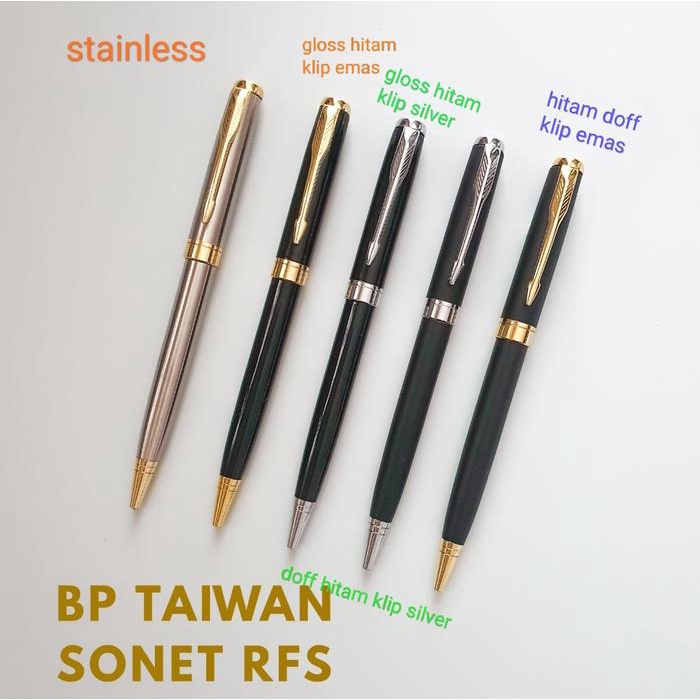 

best seller] ballpoint sonet taiwan promosi satuan logam