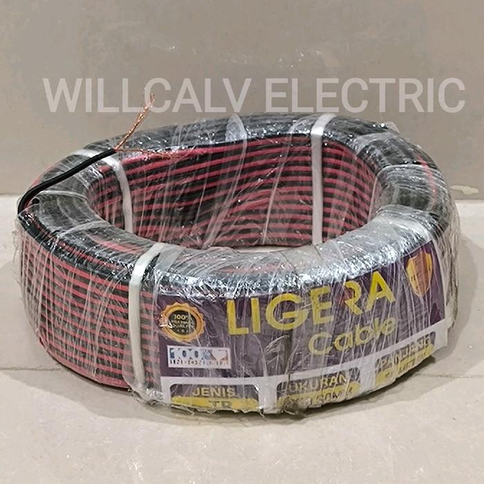 Sudimampir Kabel Serabut Nyz 2X10 50 Meter / Kabel Nyz 2X10 50 Meter Tembaga Di Solder