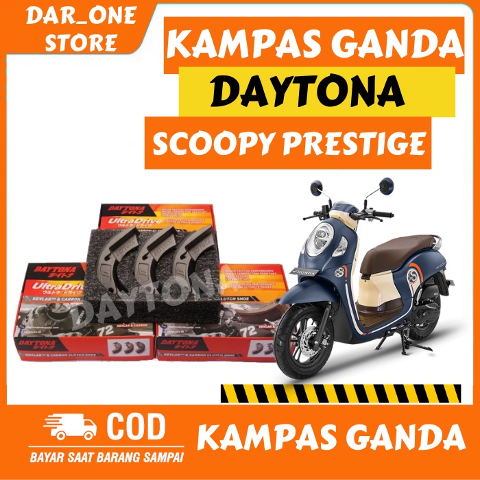 KAMPAS GANDA DAYTONA HONDA SCOOPY PRESTIGE ORIGINAL 4637