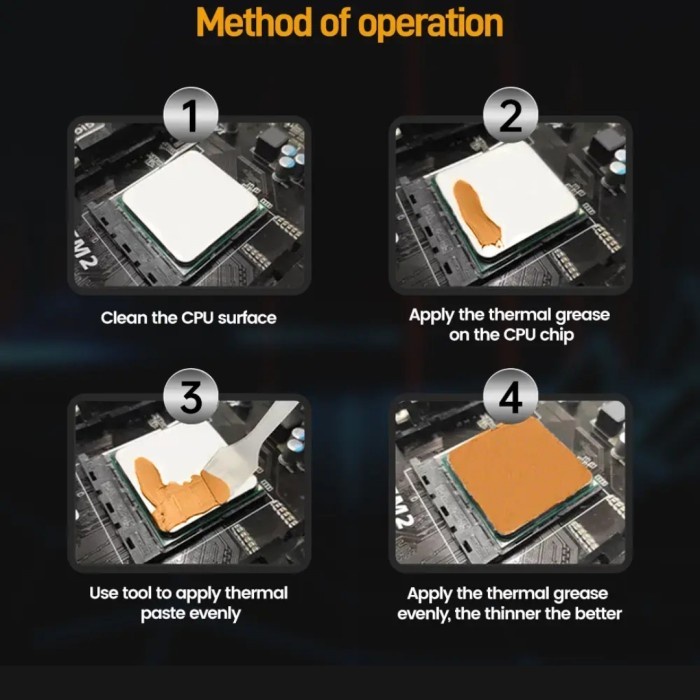 [Expert] Thermal Paste Pasta GOLD HY610 ORIGINAL Cpu Vga Laptop 30g