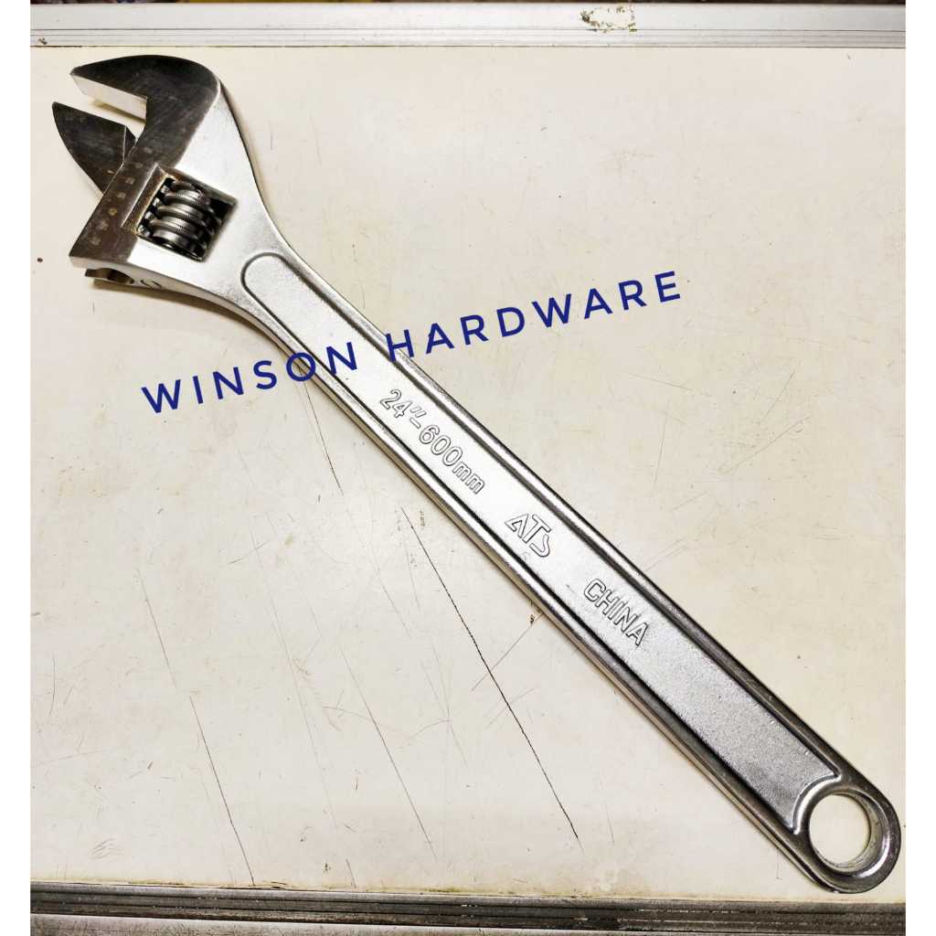 Kunci Inggris 24" ATS Adjustable Wrench Kunci Bago 600 mm
