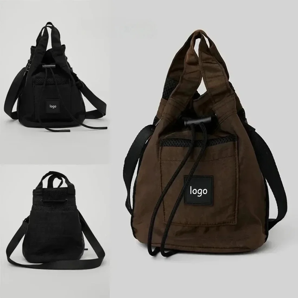 AL Yoga CROSS BODY BUCKET BAG Portable Mobile Phone Handbag Shopping Makeup Bag Women Outdoor