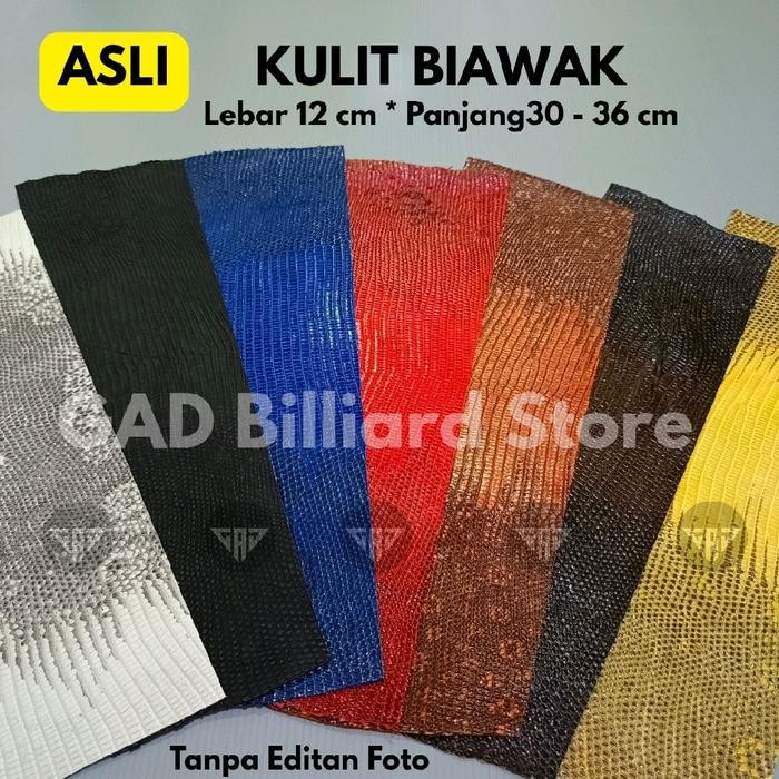 SALE PROMO GRIP KULIT BIAWAK GRADE B GRIP KULIT STIK PLAY BILLIAR GRIP CUE BILLIARD UKURAN 32 - 38CM