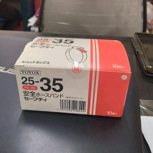 Banyak Dicari Klem Toyox Fs-35 25-35 Isi 10 Pcs Hose Cleamp Toyox