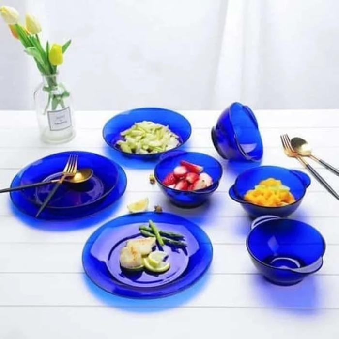 TERLARIS DURALEX LYS PLATE - Piring Makan Kaca - Glass Dinner Dessert Plate