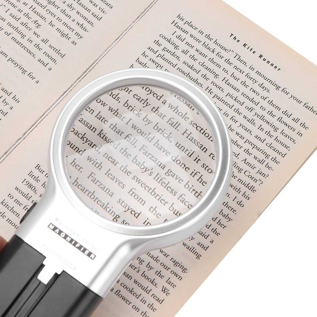 

Kaca Pembesar Lipat Foldable Magnifying Glass with 2 LED 63mm 3X - TH-7006 FOX